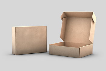 kahverengi karton kutular, beyaz yüzey, ambalaj kavramları, kapalı kutu, Açık kutu, Beyaz arkaplan, karton ambalaj, ürün paketleme, Nakliye Kutuları, perakende ambalaj, kutu tasarımı