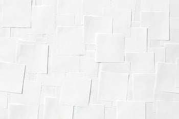 blank sheets of paper, white square papers, minimalist design, overhead view, layered papers, white papers, minimalist art, paper texture, white background, paper pattern, white squares