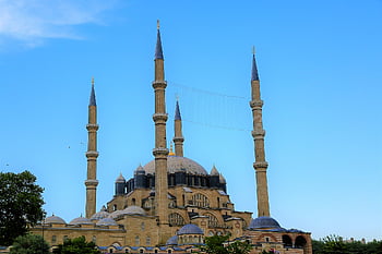 cami, minare, kubbe, mimari, İslâm, din, bina, Kent, edirne, Türkiye