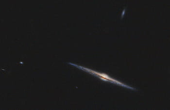 galaxie, NGC4565, Starless Sky, Canon700DA, Kánon 6da, Esprit 100, refraktor, Pixinsight, Hvězdy v popředí, NGC4562, IC3547
