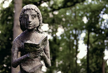 sochařství, památník, anna park, Kirchhain, Anna Park Kirchhain, hesse, městský park, příběh, socha, bronz, umělecká díla