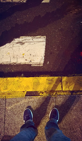 feet, walking, crosswalk, street, shadow, shoes, sneakers, crossing, city, legs, footprint