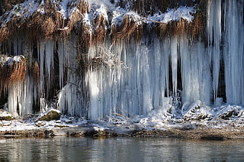 ghiacciolo, Ghiacciolo Wall, inverno, freddo, gelato, congelato, brina, natura, Gelido gelido, orario invernale, acqua