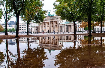 brandenburská brána, Berlín, mezník, architektura, město