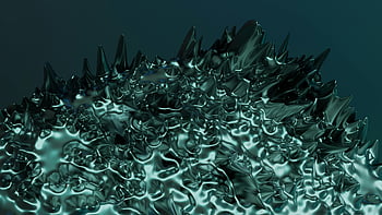 abstract art, sharp metallic spikes, dark moody lighting, mysterious texture, abstract image, metallic texture, dark shapes, abstract photography, moody atmosphere, abstract composition, metallic spikes