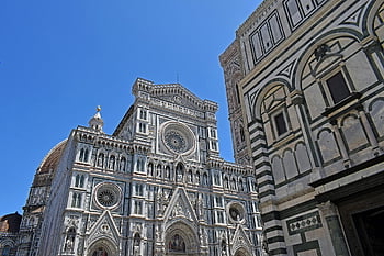 florence katedral, middelalderlig, kirke, cattedrale di Santa Maria del Fiore, duomo di firenze, arkitektur, facade, romersk-katolske, Kristendom, religion, Firenze
