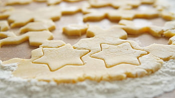 vánoční hvězdy, cookies, tapety na plochu, tapeta na zeď, krásná tapeta, těsto, mouka, máslové sušenky, jídlo, Péct, plné hd tapetu