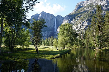 yosemite, a National Park, nature, scenery, california, united States Of America, mountain, waterfall