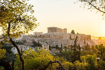 athens, sunset, acropolis, greece, city, vacation, tourism, ancient Site, nature, greek Architecture, attica
