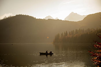 loď, jezero, málo, cestovat, cestovní ruch, Příroda, venku, průzkum, dobrodružství, západ slunce, plachta
