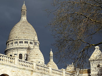 Najświętszego Serca Pana Jezusa, bazylika, Paryż, Francja, kościół, katolicki, architektura, historyczny, chrześcijaństwo, montmartre, turysta