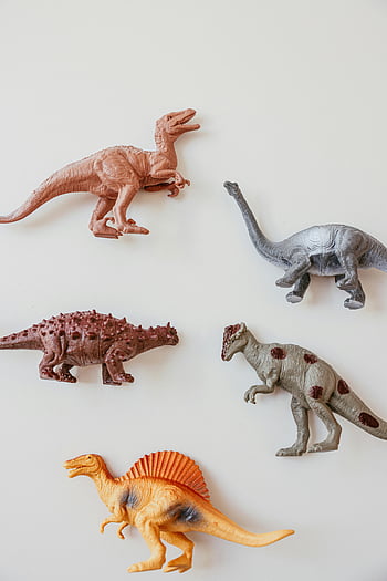 plastové hračky dinosaurů, bílý povrch, realistické hračky s dinosaury, Postavy dinosaura, hračky dinosaury, bílé pozadí, sbírka dinosaurů, Dinosaur modely, kolekce dinosaurů, figurky dinosaurů, hračky dinosaurů