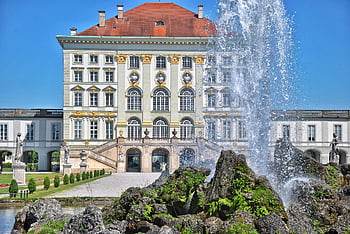 nymphenburg, munich, castle, bavaria, germany, castle Park