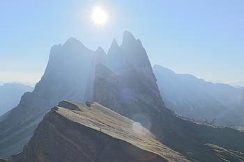 sudtirol, dolomiten, seceda, italien, Itálie, turistika, sonnenschein, Wandern, sonnenstrahl, letos, panoráma