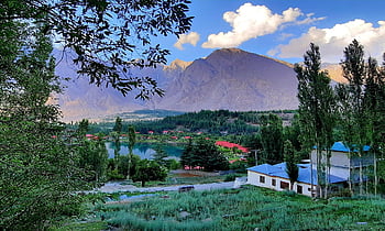 shangrilla Resort, baltistan, skardu, pakistan, kachura, gilgit-baltistan, mountain, valley, sunny, nature, northern