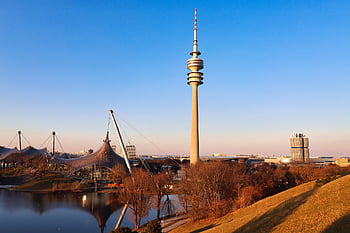München, olympia toren, Olympisch dak, toren, televisietoren, Olympisch meer, olympisch park, reizen, toerisme, Korea