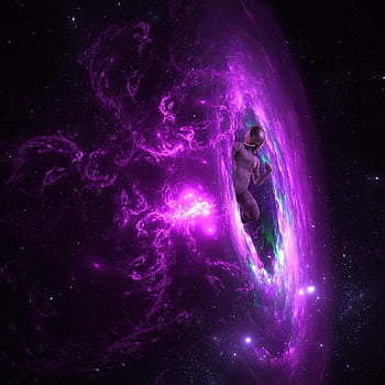 background, space, black Hole, beautiful Wallpaper, purple, astronaut, space Wallpaper, fantasy