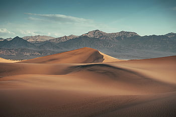 desert, dunes, death Valley, california, nature, sand, travel, sunny, brown, mountains, landscape