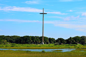 great Cross, st Augustine, florida, landmark, landscape, nature, religion, history, sky, augustine, architecture