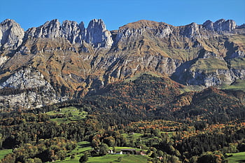 landscape, rocks, Ģóry, array, look, the Foot Of The Alps, rock, perspective, overlap, mountain, the Height Of The