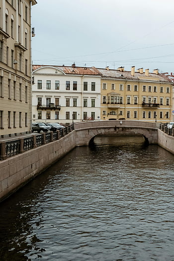 セントピーターズバーグ、 運河、 歴史的建造物、 魅力的な景色、 ロシア、 コンクリートの建物、 川、 建築、 都会の風景、 ヨーロッパの都市、 水路
