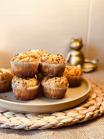 muffins, gebakje, voedsel, toetje, tussendoortje, gebakken, koekje, zoet, lekker, heerlijk, keuken-