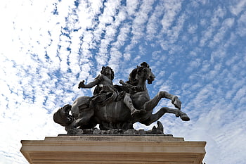 sochařství, socha, Louis xiv, král, Paříž, Francie, Dějiny, 17. století, kůň, skokan, dědictví