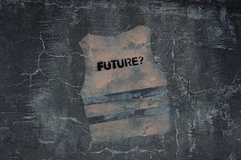 street art, Venice, FUTURE?, cracked concrete, wall, urban art, graffiti, future sign, concrete texture, street mural, Venice street art