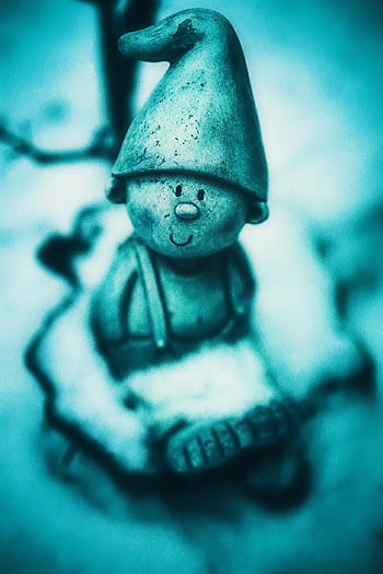 zimní, imp, Gnome, šotek, roztomilý, sníh, Příroda, postava, trpaslík, legrační, Elf