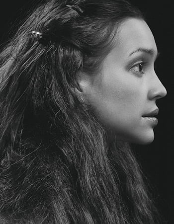 소녀, 초상화, 얼굴, 긴 머리, 갈색 머리의, 젊은 여성, 여자, 모델, 모델링, 자세, 포즈를 취하는