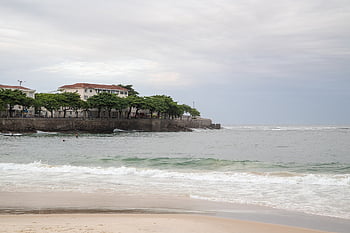copacabana, rio De Janeiro, beach, sea, nature, wave, strong