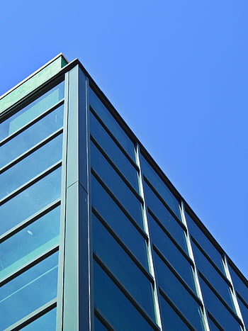 abstraktní, moderní, design, vzor, architektura, Pozadí, budova, futuristický, podnikání, architektonický, modrý