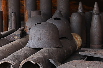 helm baja, perang, museum, perang Dunia Kedua, meriam, senjata, reruntuhan, benteng zachodni, świnoujście, benteng, tentara