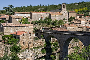 herald, town, neck Brace, bridge, canyon, facades, arches
