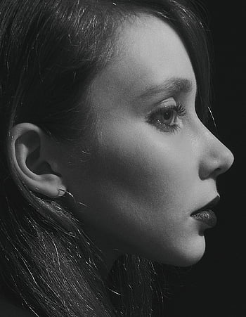 dívka, profil, portrét, Modelka, boční pohled, boční profil, tvář, makeup, kosmetika, Mladá žena, ženský