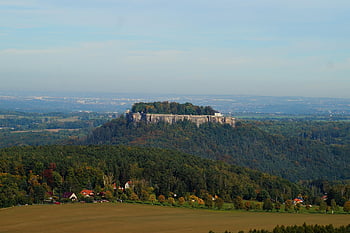 king Stone, rock, table Mountain, saxony, fortress, elbe Sandstone Mountains