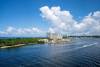fort Lauderdale, florida, cruising, travel, tourism, beach, nature, sky, sea, ocean