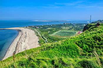 Insel, Küste, Helgoland, Nordsee, Luftaufnahme, Deutschland, Landschaft