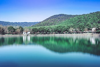 landscape, water, nature, wilderness, mountain, cloud, sky, morning, lake, valley, reflection