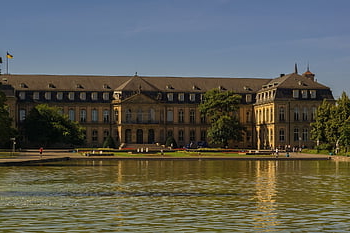 nový hrad, architektura, budova, stuttgart, Německo, hrad, Zajímavosti, historický, město, starý, cestovat