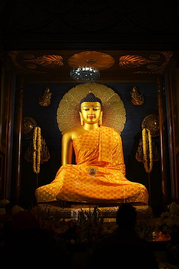 buddha, statue, temple, buddha Purnima, buddhism, golden Statue, sculpture, spiritual, god, culture, meditation