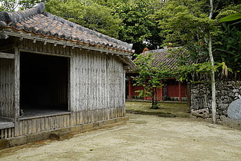 cabin, hut, tropical, okinawa, ishigaki Island, japan, okinawa Prefecture, southern Island, landscape
