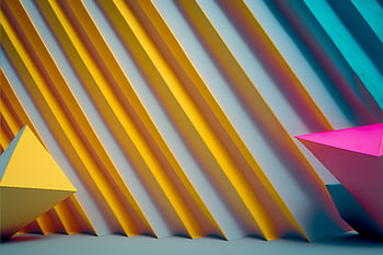 3d, abstract, colorful, shapes, gradient, geometric, pattern, modern, wallpaper, digital, art