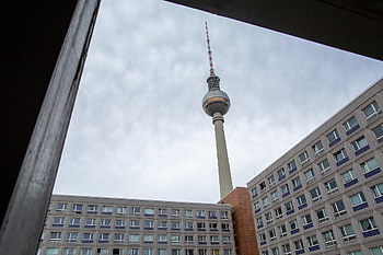 berlijn, tv toren, stad, hemel, wolken, toren, gebouwen, architectuur, appartementen, woon-, downtown