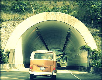 varebil, auto, transportere, kjøretøy, retro, årgang, bil, gammel, reise, kjøre, motor
