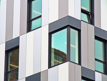 abstraktní, moderní, design, vzor, architektura, Pozadí, budova, futuristický, podnikání, architektonický, sklenka