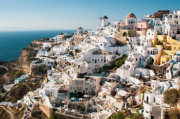 santorini, Řecko, budov, domy, město, vesnice, architektura, řecká architektura, oia, středomoří, Kyklady