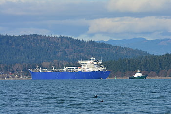 oil Tanker, tugboat, tug Boat, nautical, nature, ship, water, sea, vessel, maritime, tow