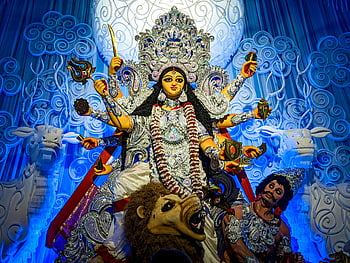 เทพธิดา Durga, เทพฮินดู, durga puja, ศิลปะวัฒนธรรมอินเดีย, รูปปั้นประดับสวยงาม, ศิลปะวัฒนธรรม, รูปปั้นทุรคา, วัฒนธรรมอินเดีย, ศิลปะแบบดั้งเดิม, ไอคอนทางศาสนา, เครื่องประดับเทศกาล