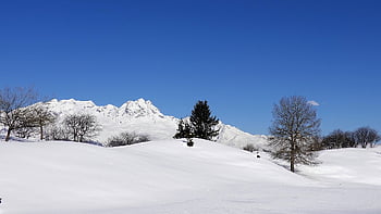 χειμώνας, ορεινό τοπίο, χιόνι, brigels, graubünden